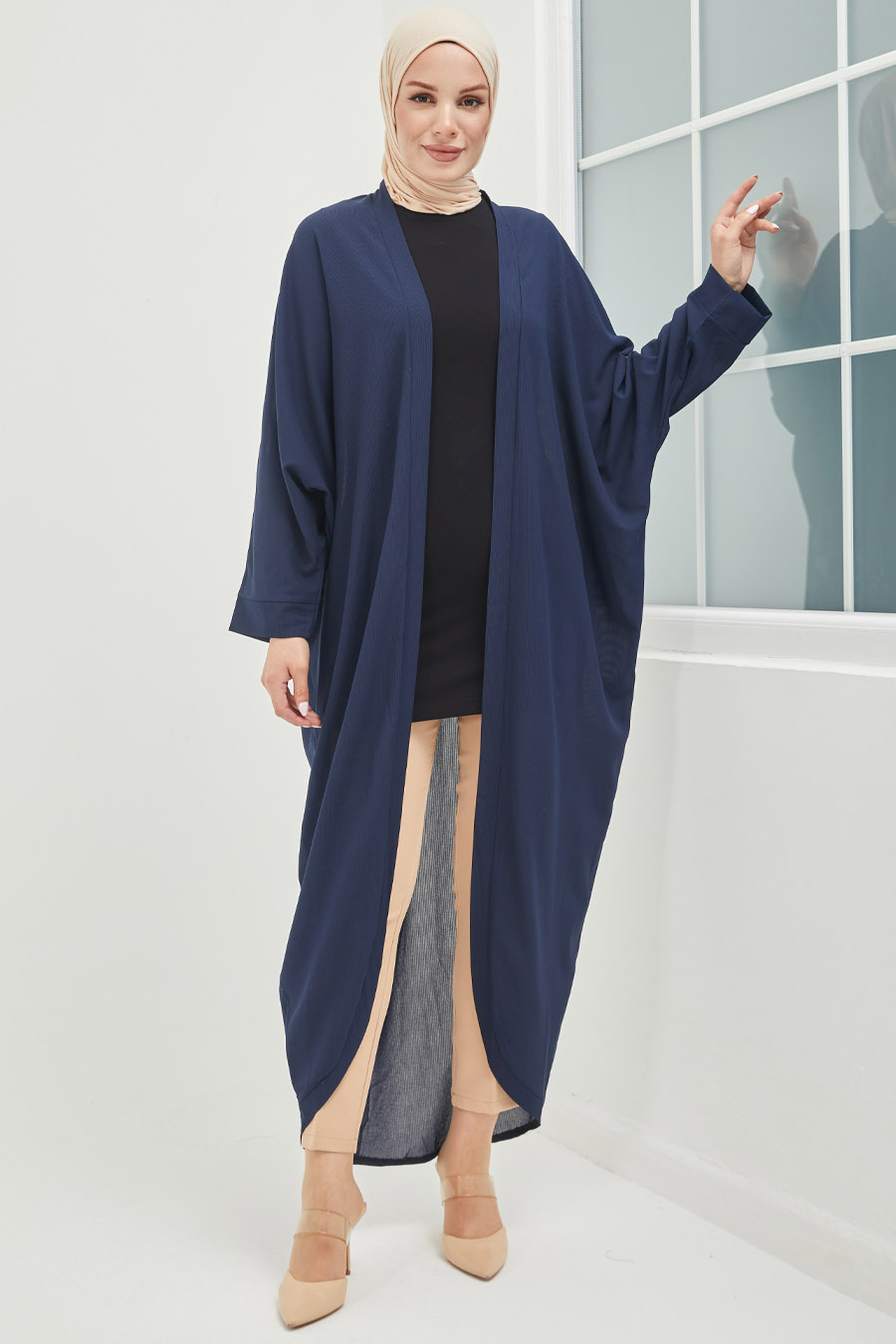 NAVY BLUE ABAYA 