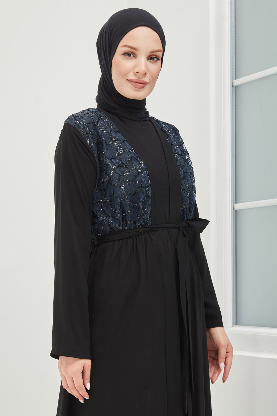 Tesettür Abaya - Lacivert Tesettür Abaya - Lacivert