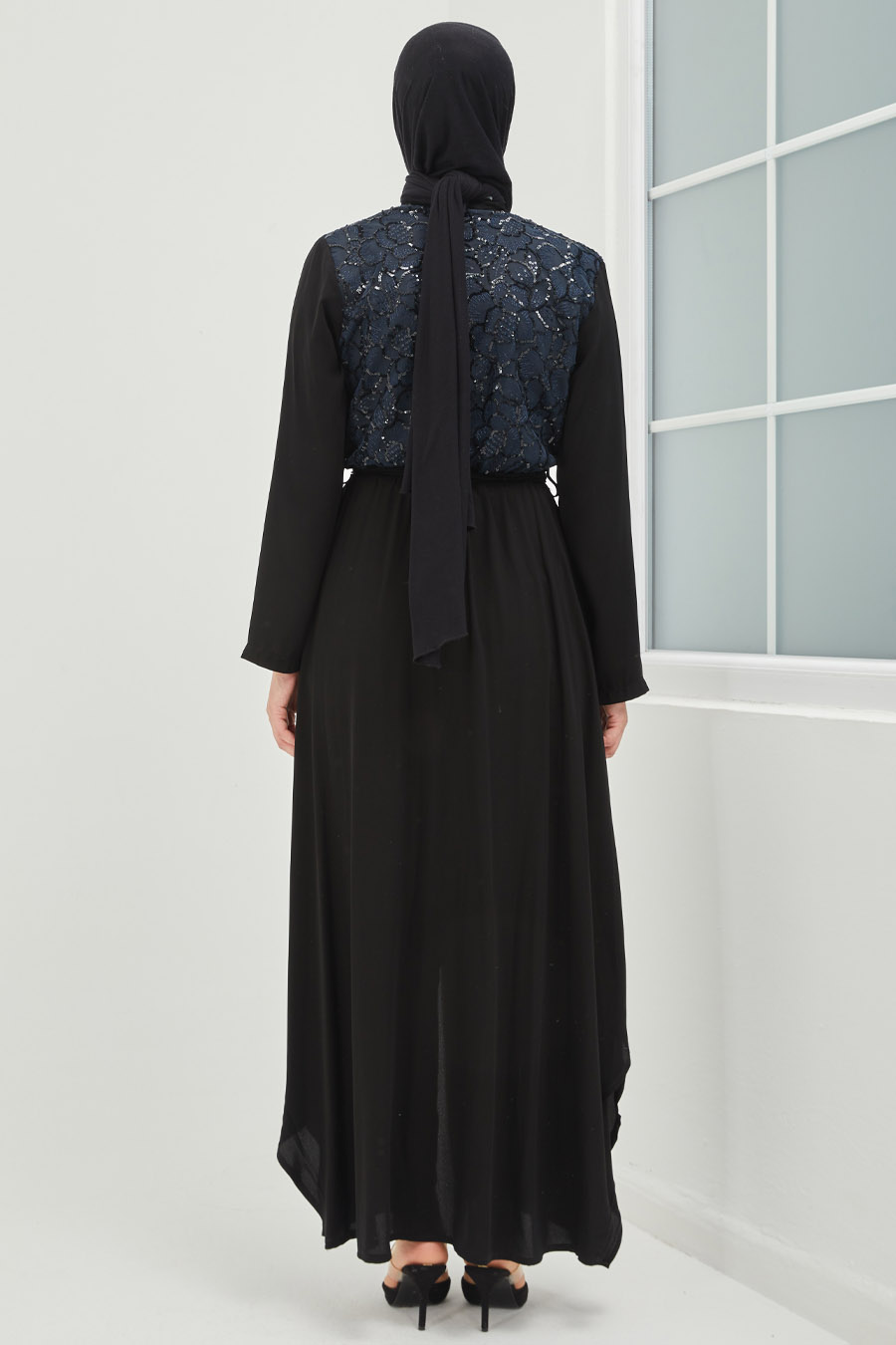 Tesettür Abaya - Lacivert Tesettür Abaya - Lacivert