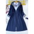 Coat - NAVY BLUE 