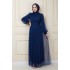 Evenıng Dress - Navy Blue