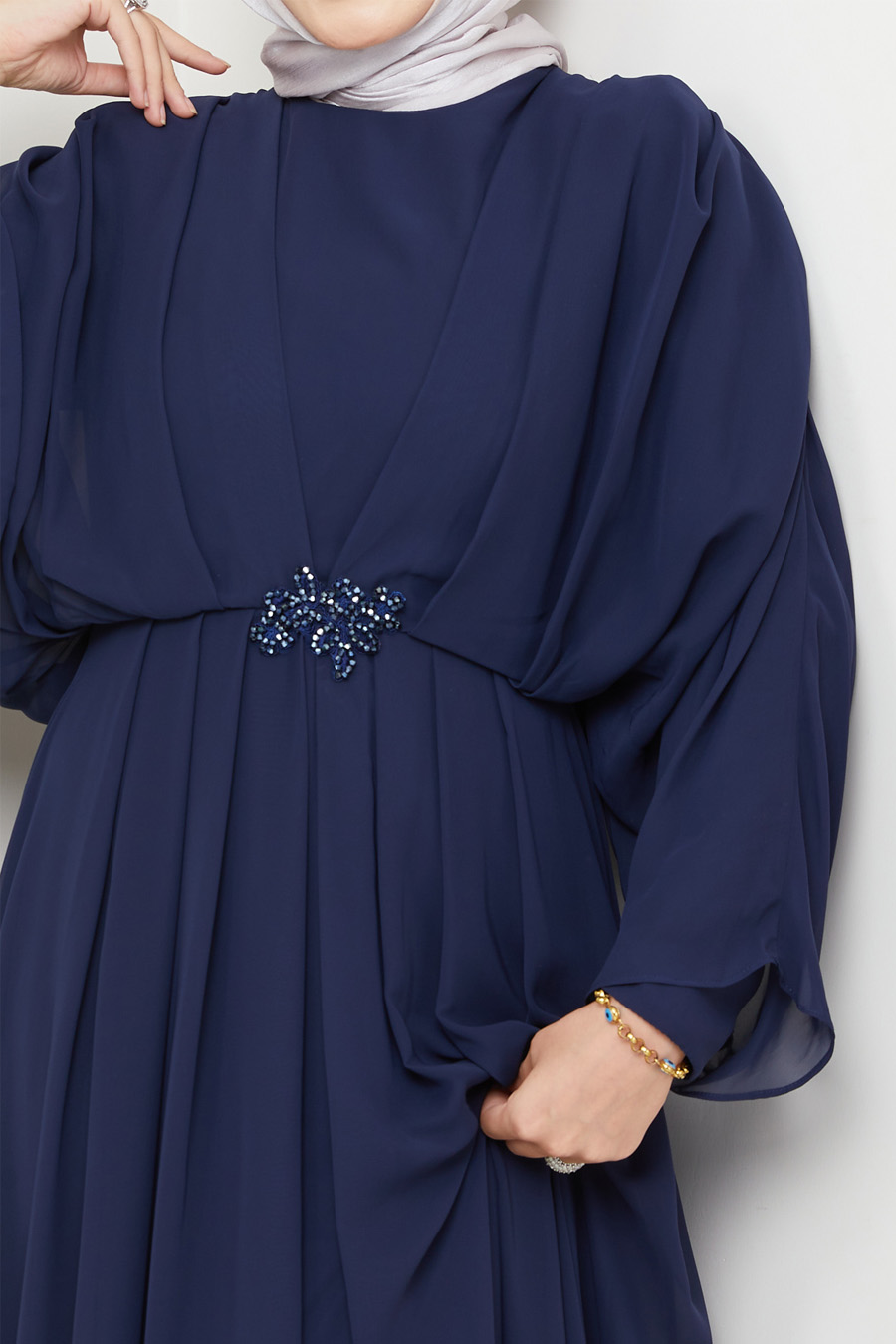 Evenıng Dress - NAVY BLUE 