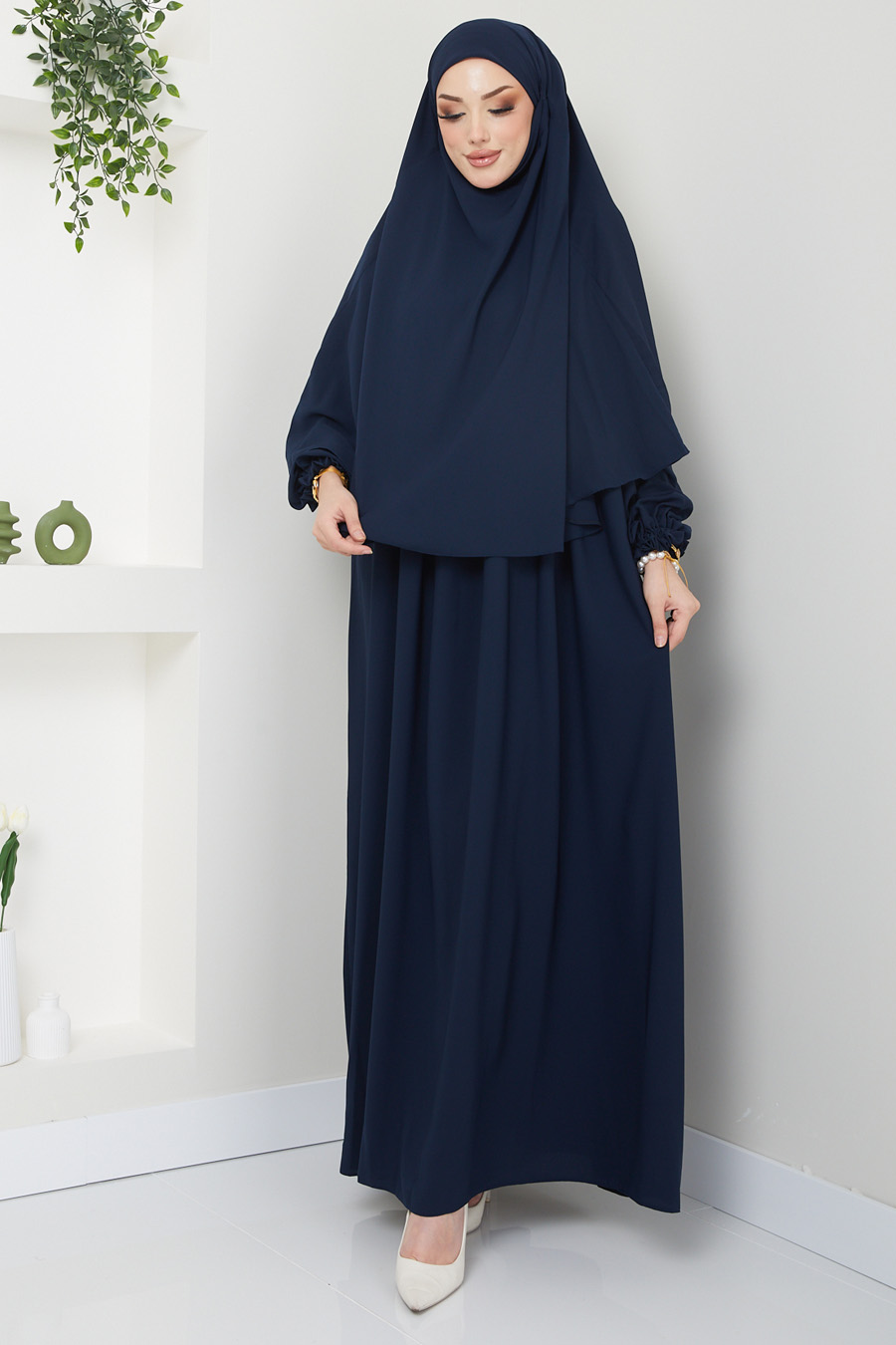 ABAYA - NAVY BLUE 