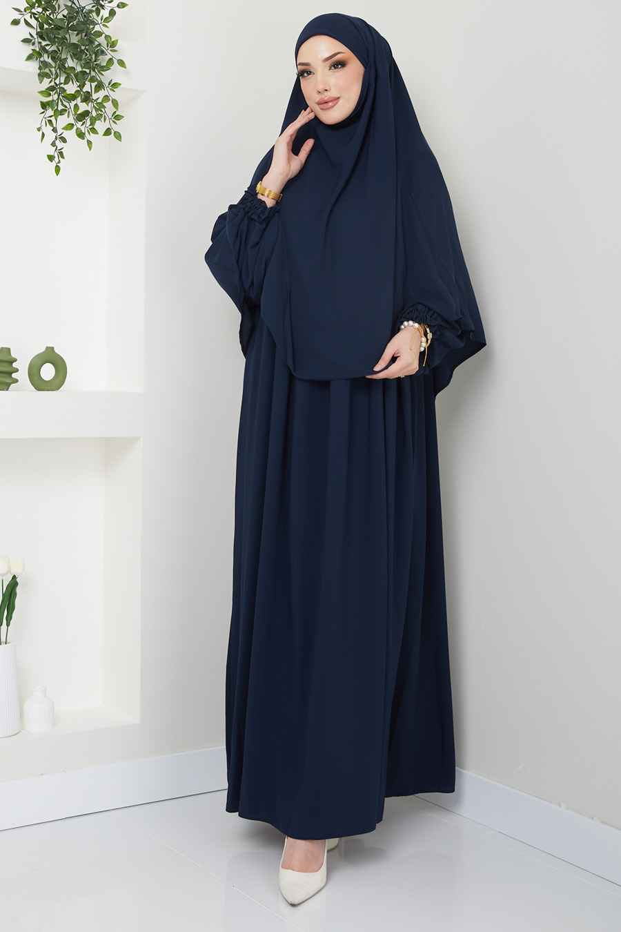 ABAYA - NAVY BLUE 