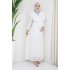 Evening Dress - WHITE 