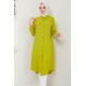 TUNIC -  OIL GREEN 