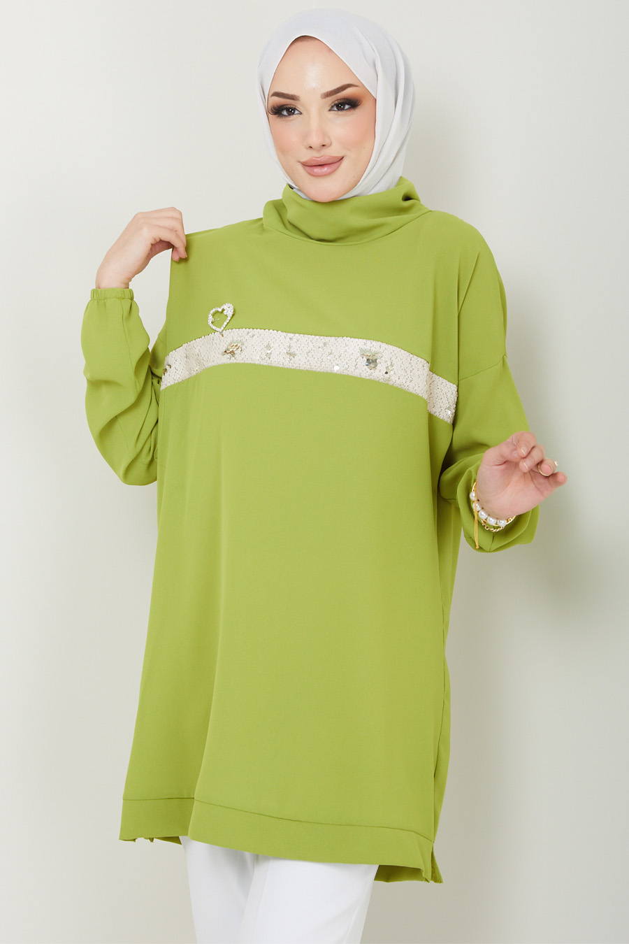 Tunic - OIL GREEN 