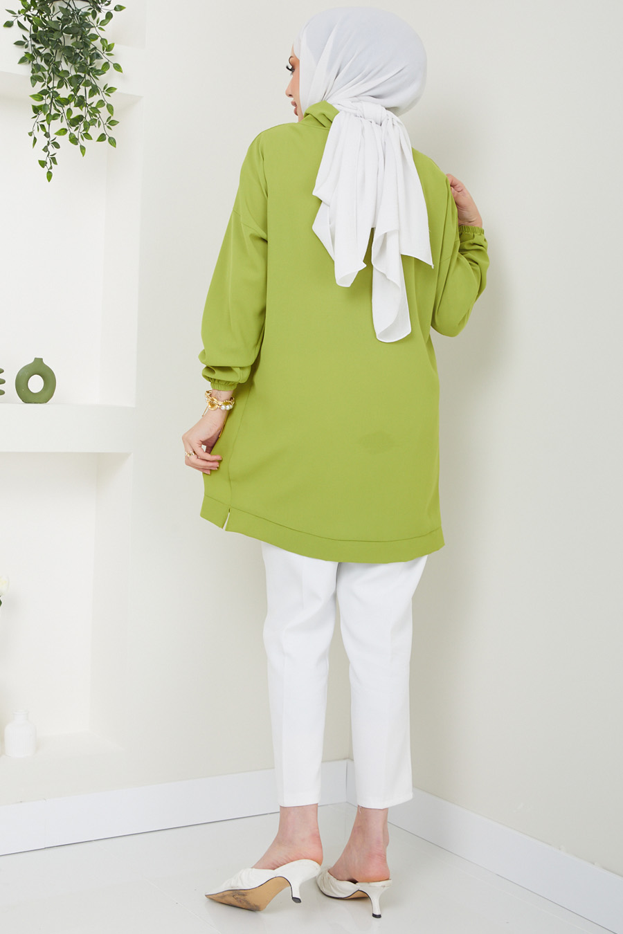 Tunic - OIL GREEN 