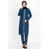 Tunic and Pant Suit - Petroleum Blue