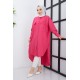 Asimetrik Kesim Tunik - Pembe