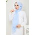  Pleated Shawl - BABY BLUE 