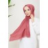  Pleated Shawl - ROSE COLOR
