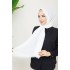  Pleated Shawl - WHITE