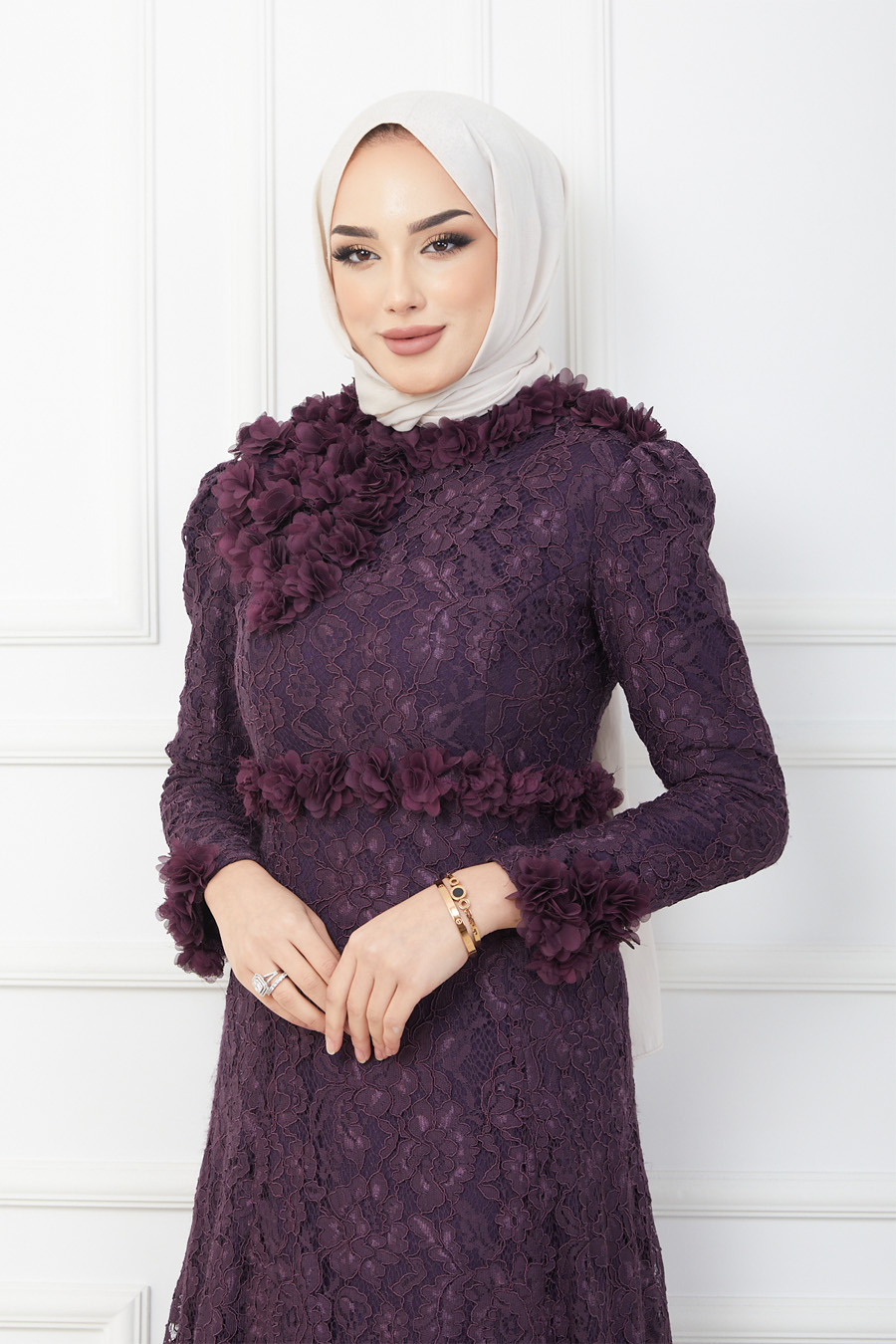 EVENING DRESS- PURPLE 