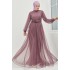 Evening Dress - Rose Color