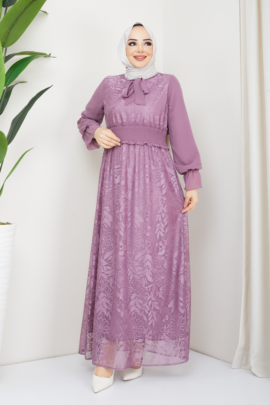 Evenıng Dress - Rose Color