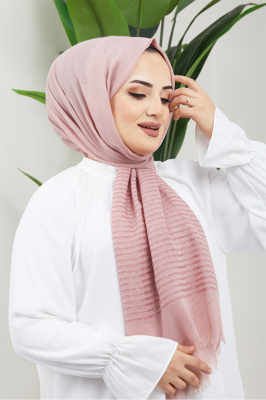  Shawl - ROSE COLOR 