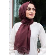 Lace Shawl - Dark Brown