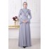 Firlly Evening Dress - Grey