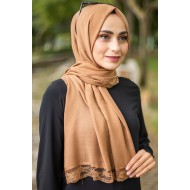 Lace Shawl - Brown