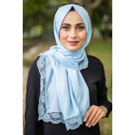 Lace Shawl - Baby Blue