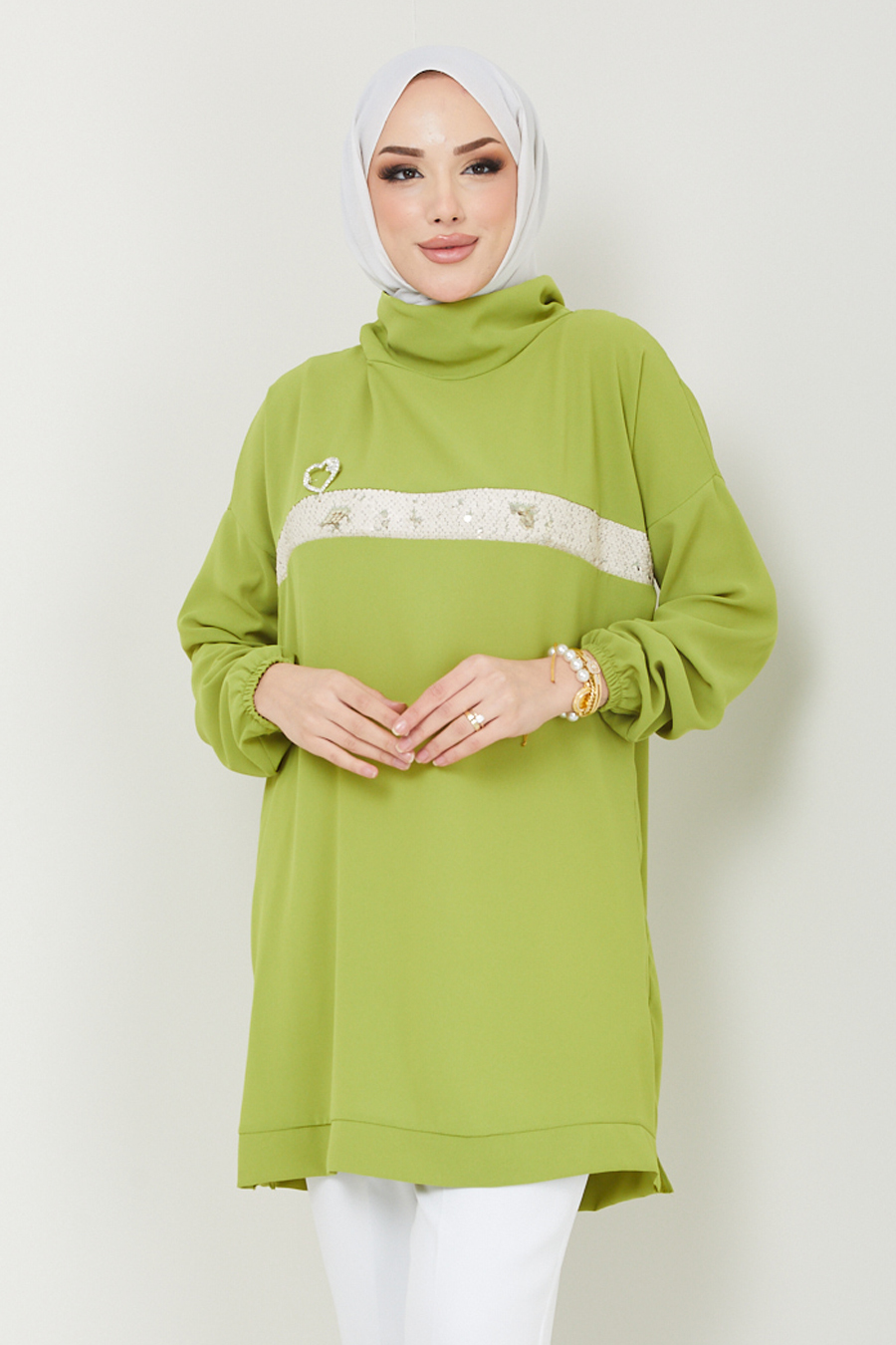 Tunic - OIL GREEN 