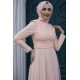 Evenıng Dress - Salmon Color