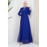 Evenıng Dress - SAX BLUE 