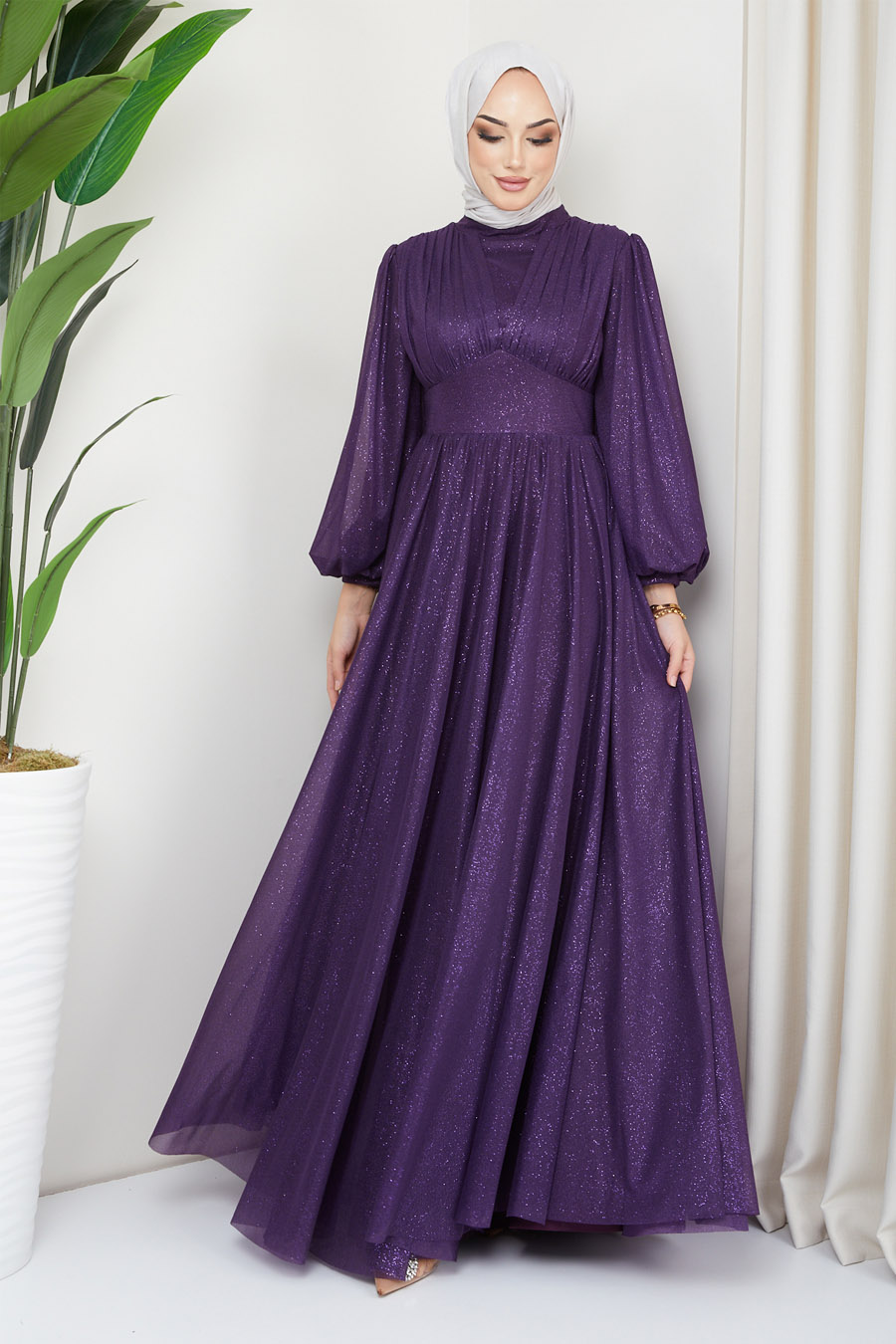 Evening Dress - Purple