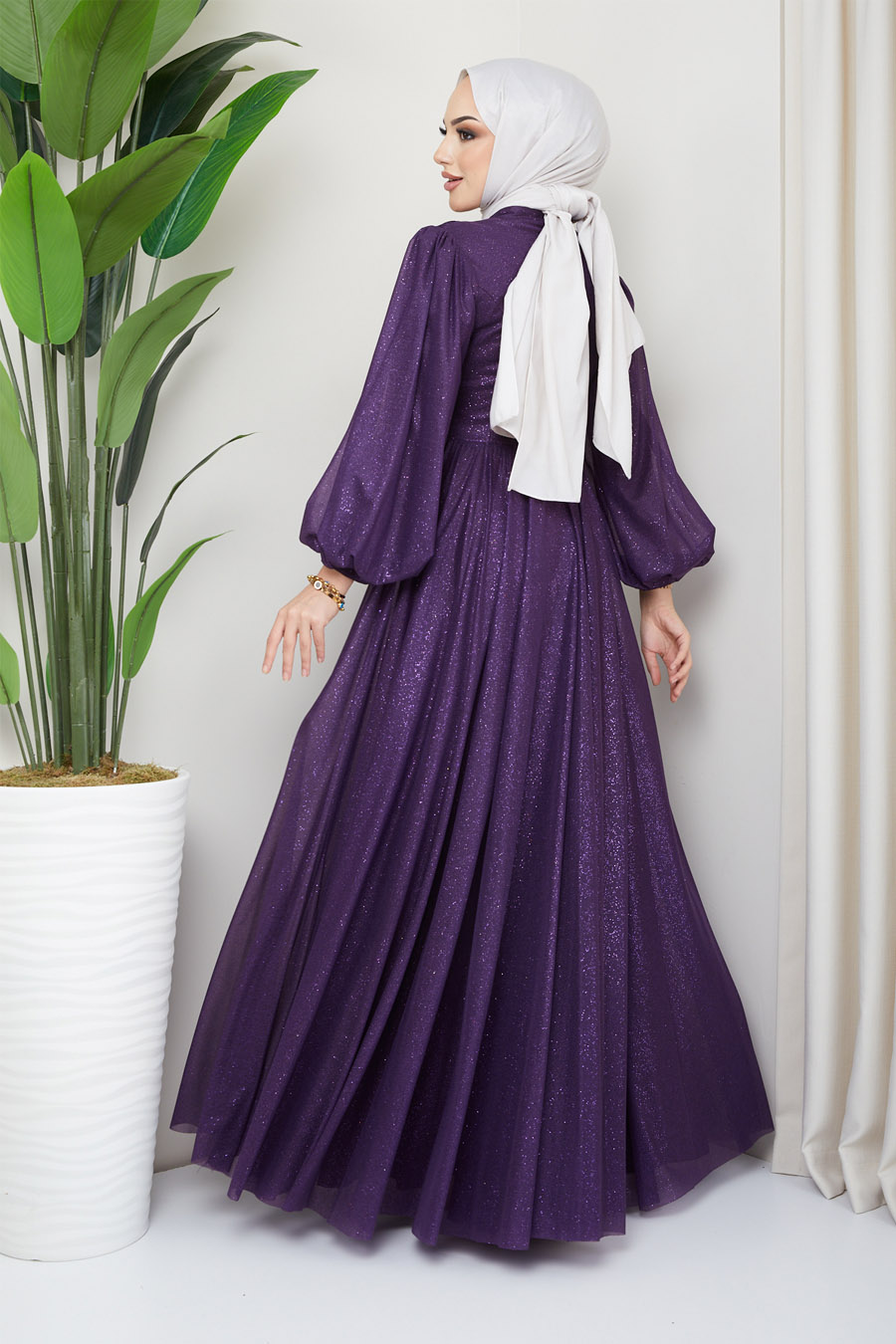 Evening Dress - Purple