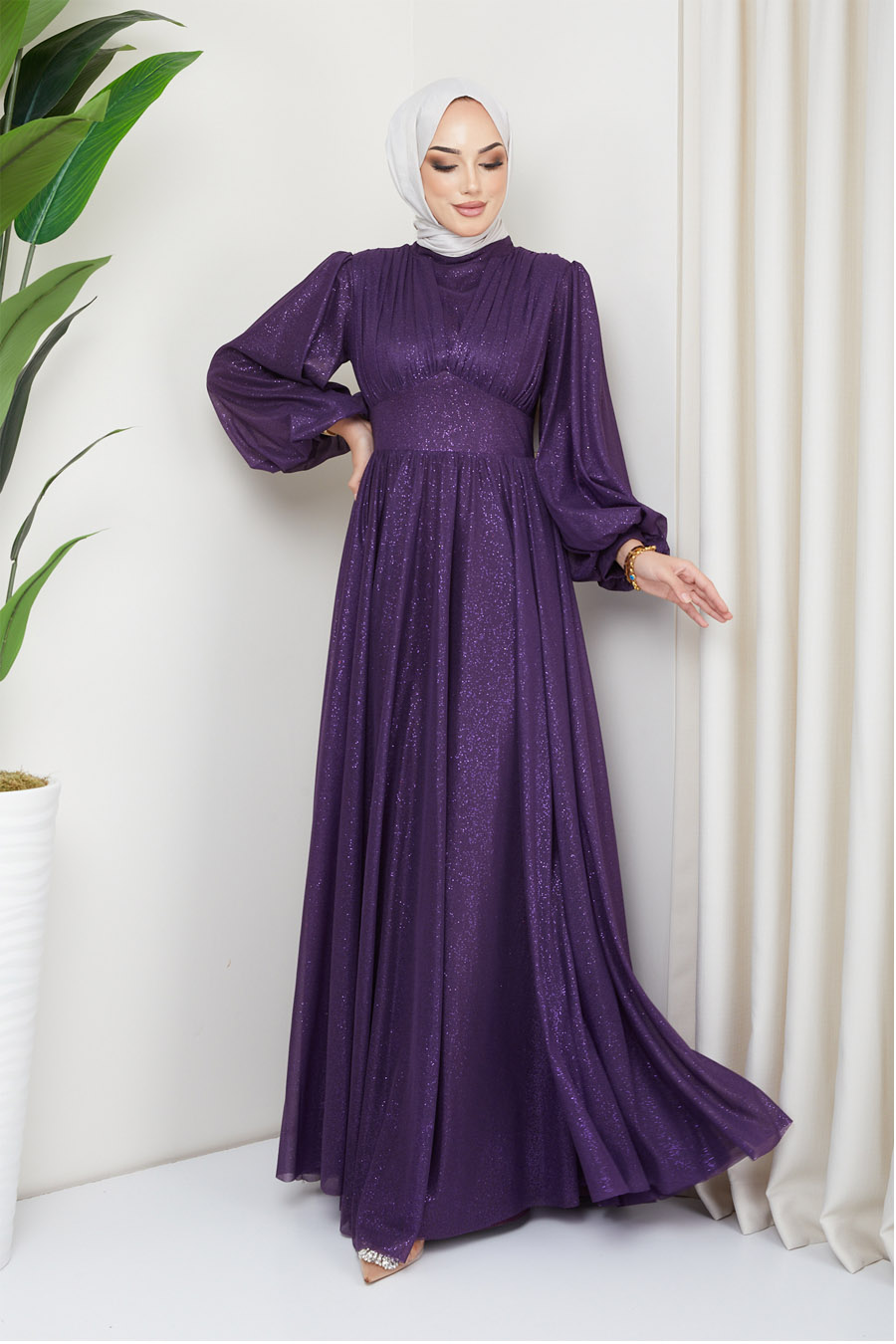 Evening Dress - Purple