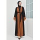 Tesettür Abaya - Taba