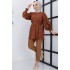 Tunic and pant Suit - Tan Color