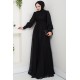 Tesettür Abiye Elbise - Siyah