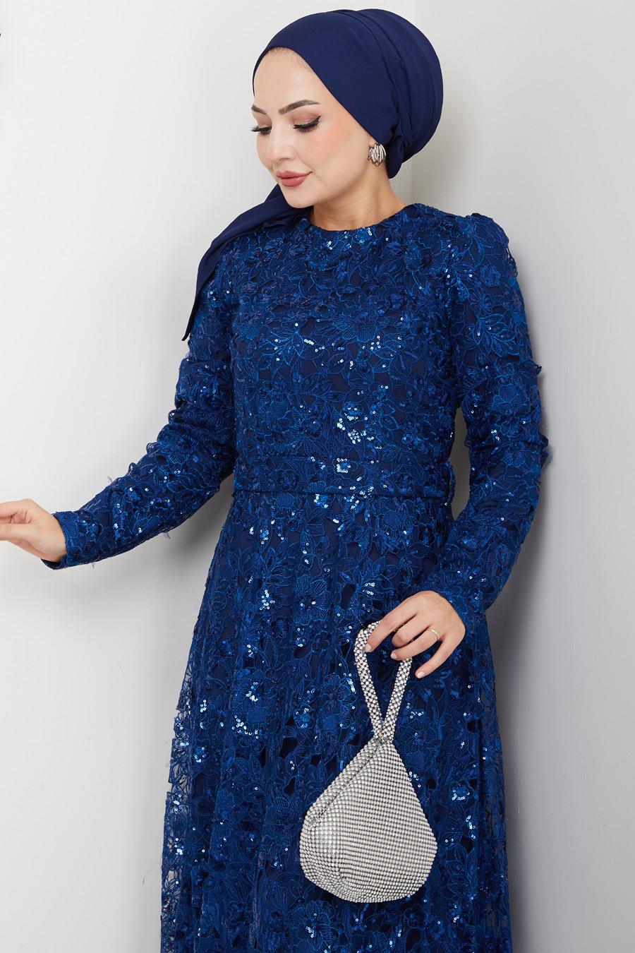 Evenıng Dress - NAVY BLUE 