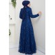 Evenıng Dress - NAVY BLUE 
