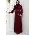 Dress - Claret Red