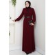 Dress - Claret Red