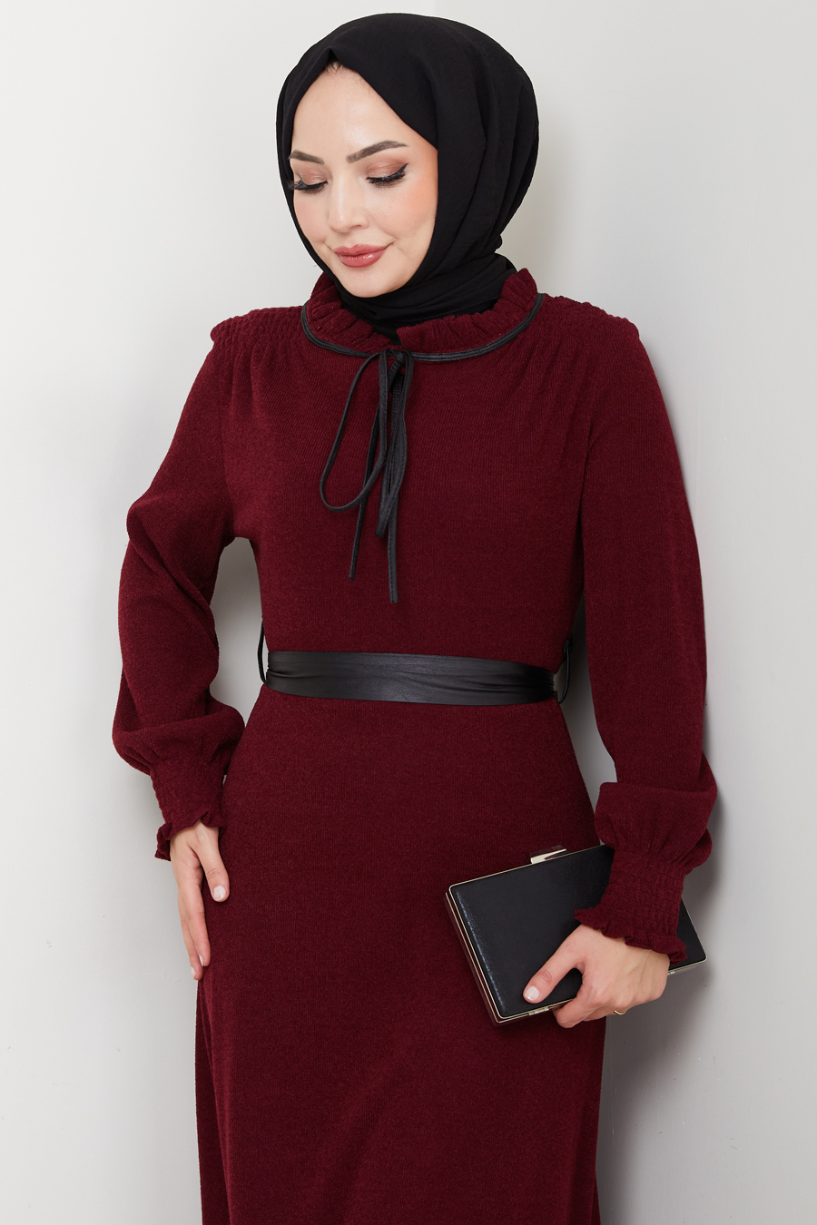 Dress - Claret Red