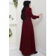 Dress - Claret Red