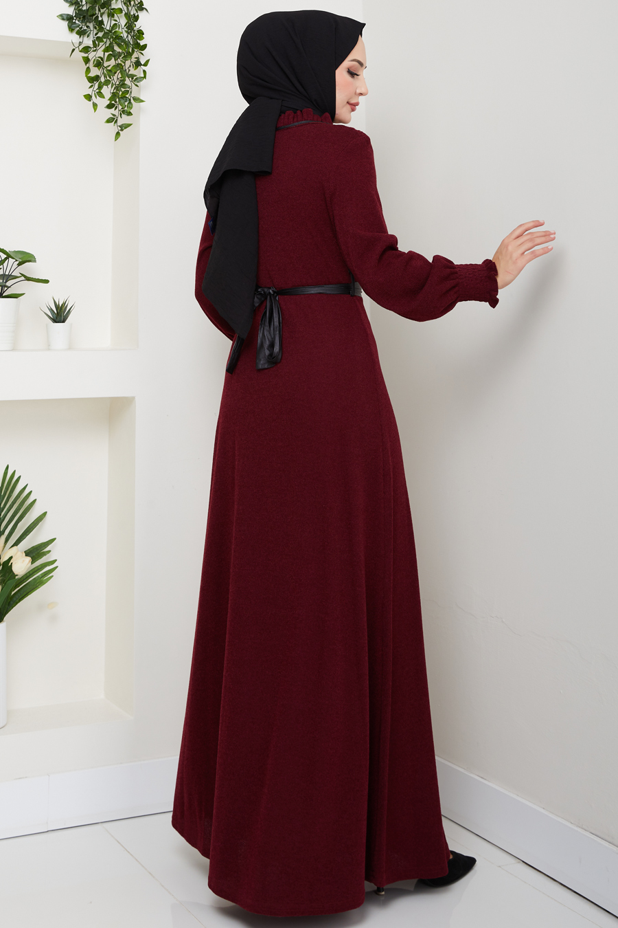 Dress - Claret Red