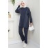 Pantolon Tunik İkili Tesettür Takım - ANTRASİT