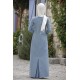 Piennar - İncili Kot Elbise - Açık Mavi