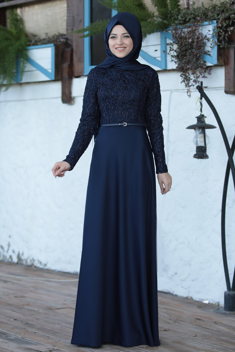 Al-Marah - Damla Elbise - Lacivert