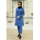 Tunic and Pant Suit - Indigo Color 