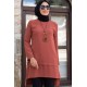 Kolyeli Tunik - Kiremit Kolyeli Tunik - Kiremit