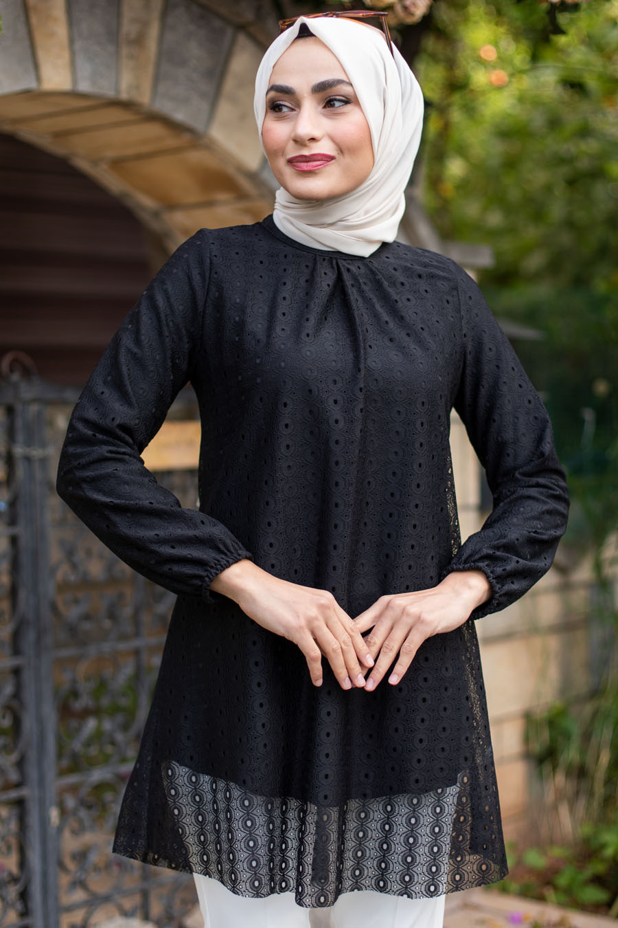 Dantel Tunik - Siyah Dantel Tunik - Siyah