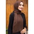 Crepe Shawl - Dark Brown