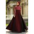 Evening Dress - Claret Red