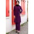 Tunic and Pant Suit - Purple 